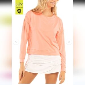 Lucky in Love Peach Hype Long Sleeve